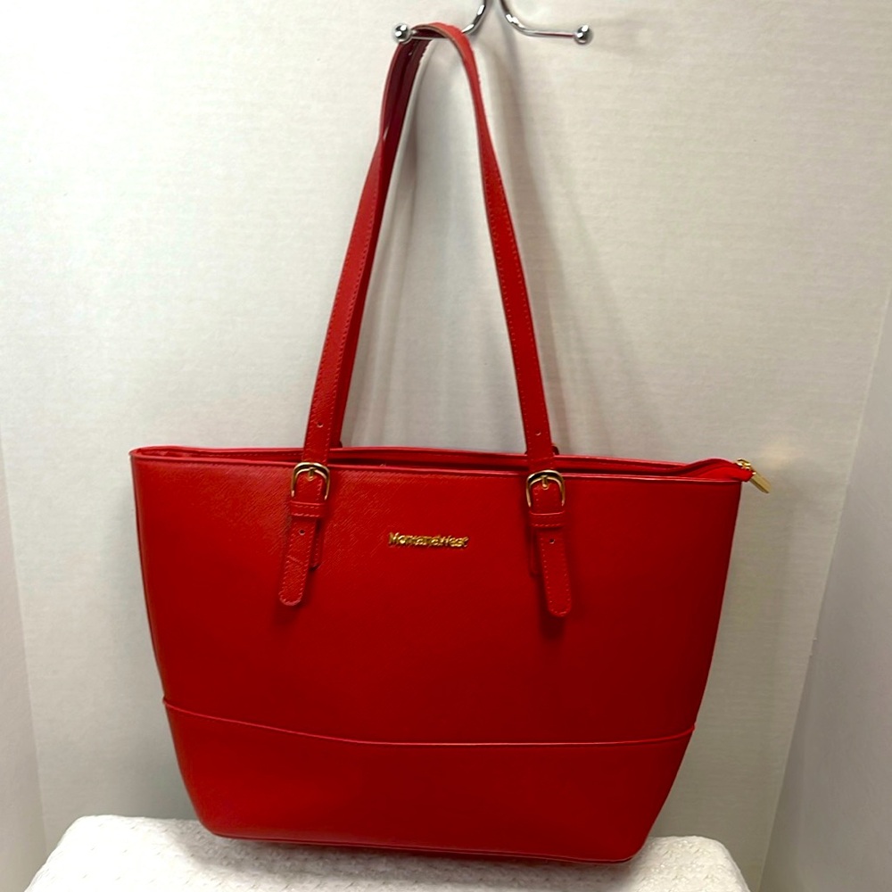 Montana West Red Tote Bag